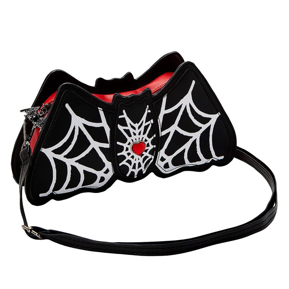Vampire Bat Spiderweb Crossbody Purse - NEW!